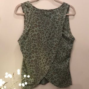 Anthropologie Dolan Cheetah Top